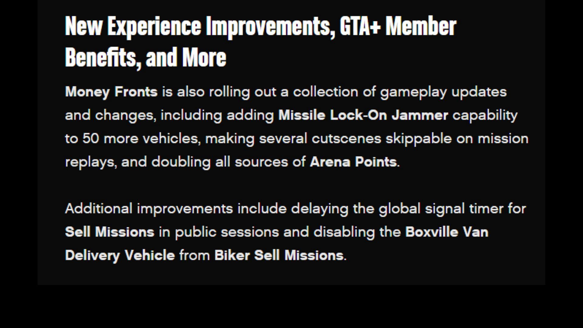 Some QOL updates in the next GTA Online DLC (Image via Rockstar Games)